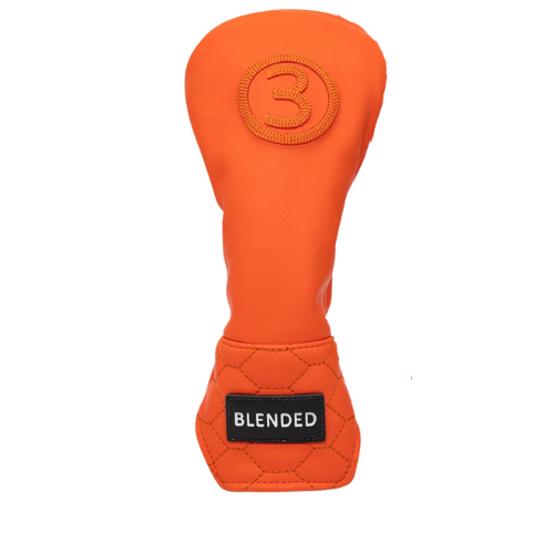 Orange Premium Leather Head Cover