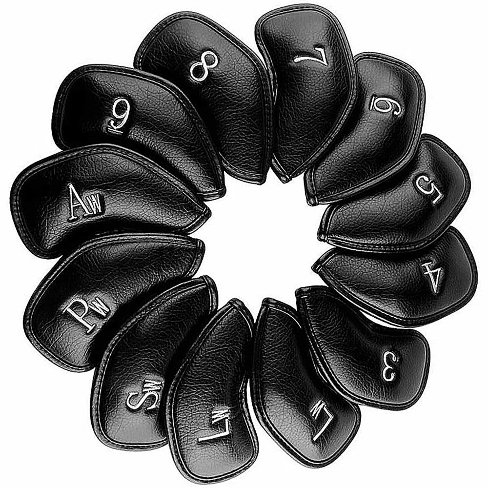 12-Piece Leather Iron Covers