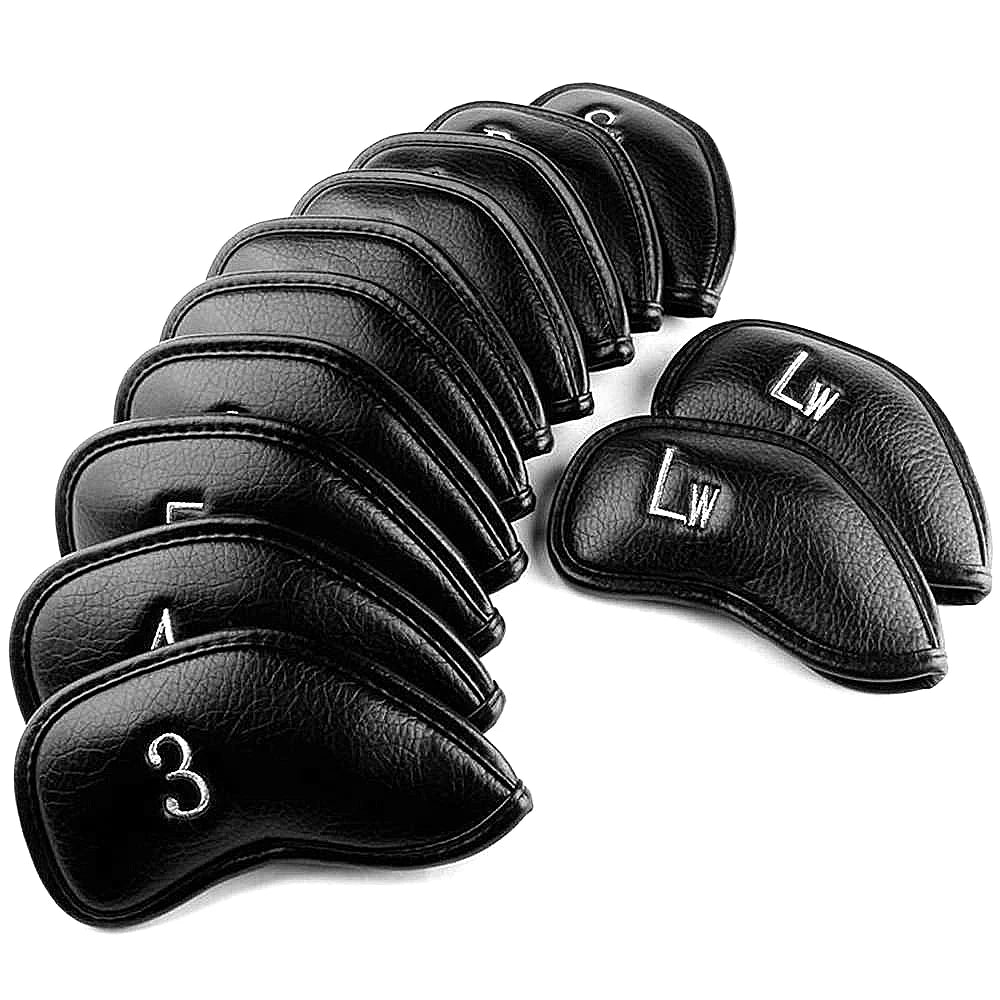 12-Piece Leather Iron Covers