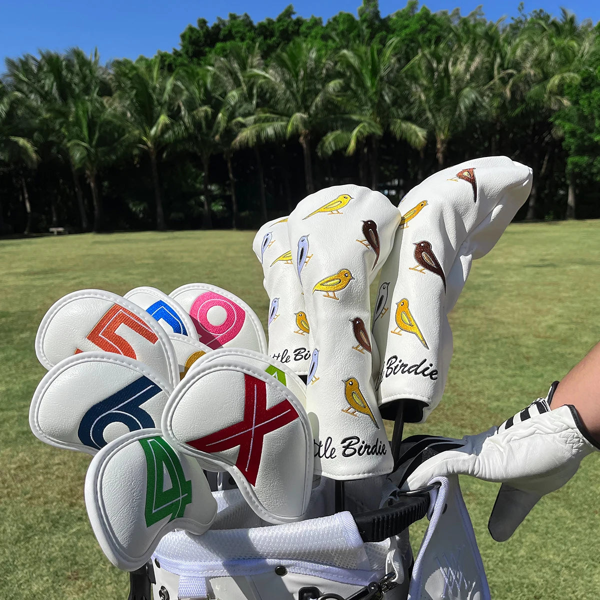 WHITE Birdie Head Covers