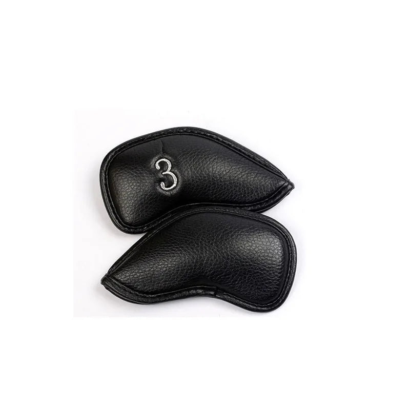 Leather Iron Head Covers - 12 Pieces