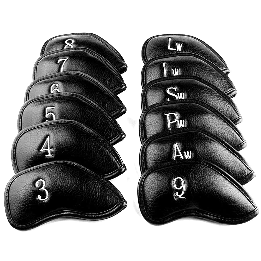 12-Piece Leather Iron Covers