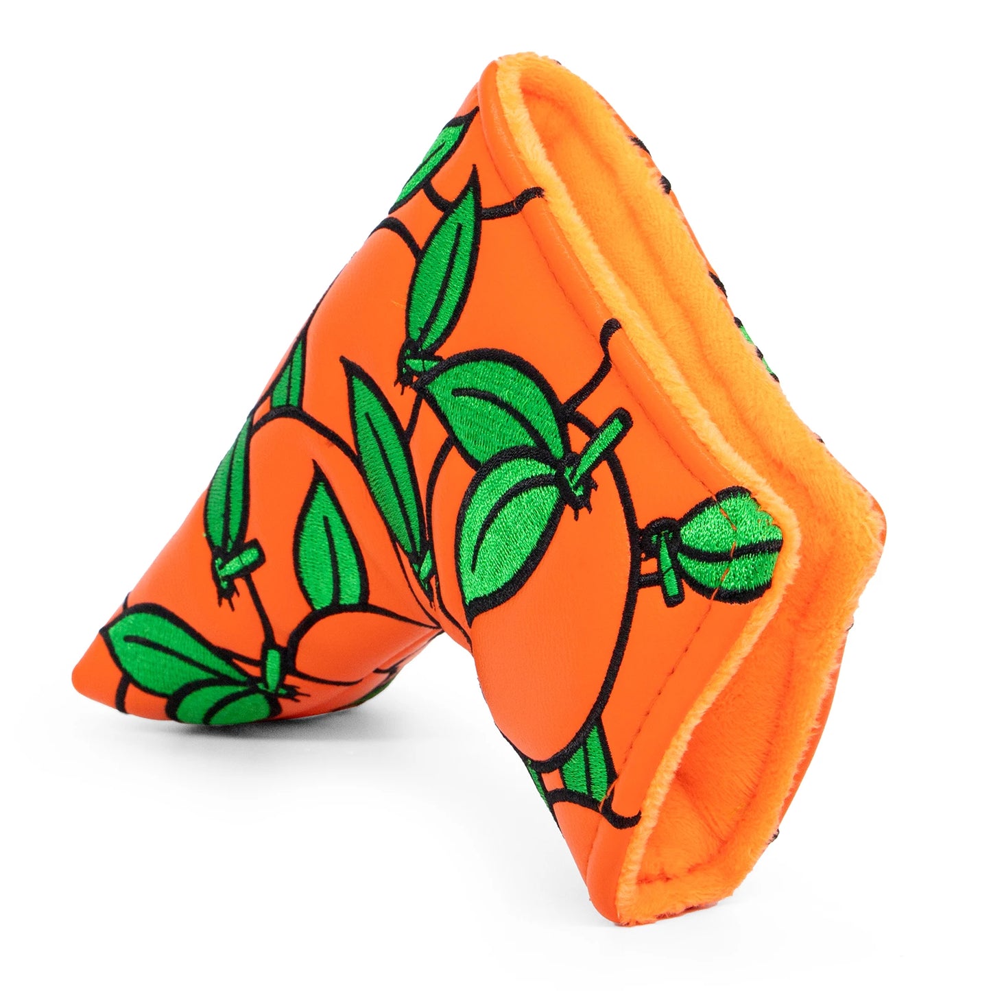 Orange Leather Putter Cover (Blade & Mallet)