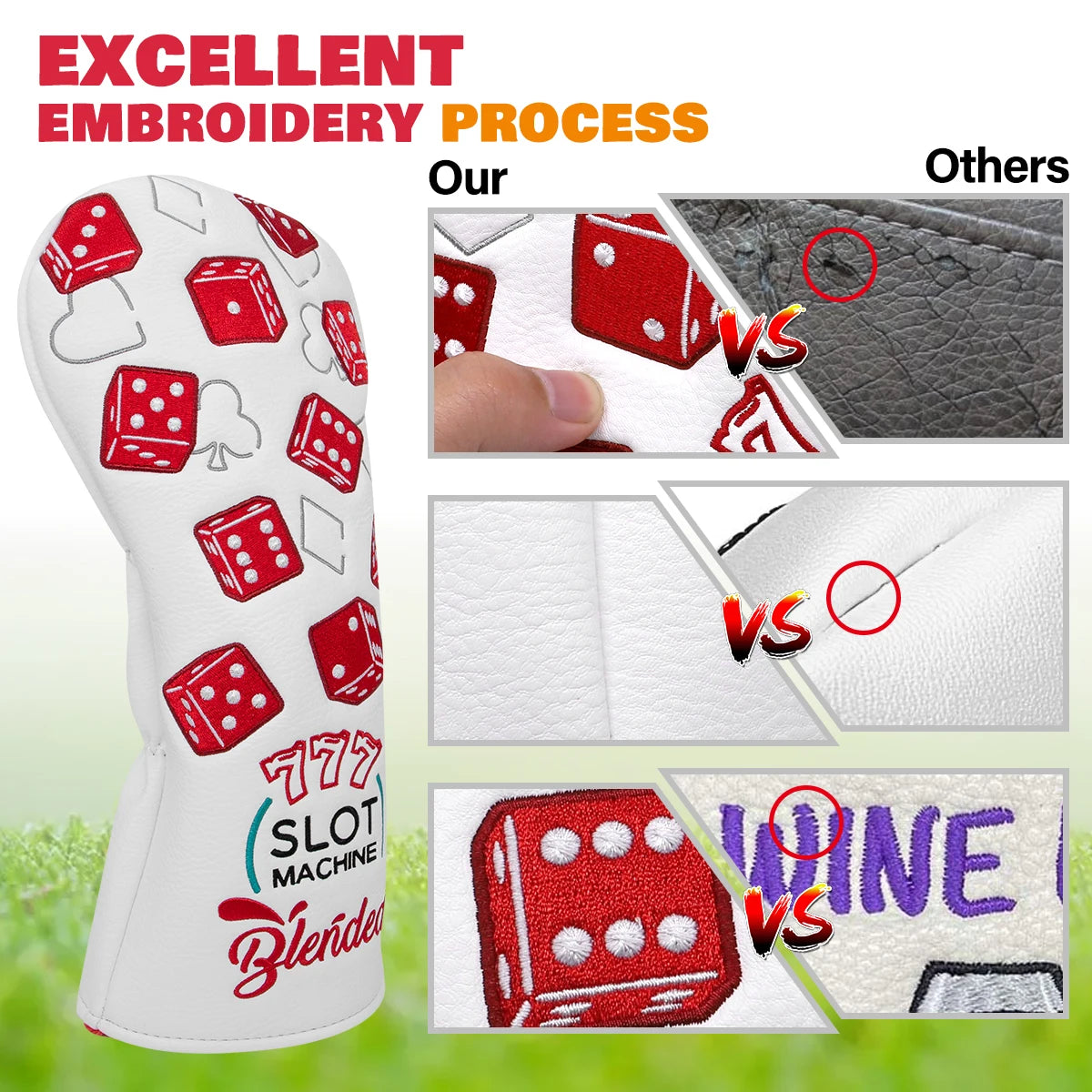 Slot Machine "777/Dice" Head Covers