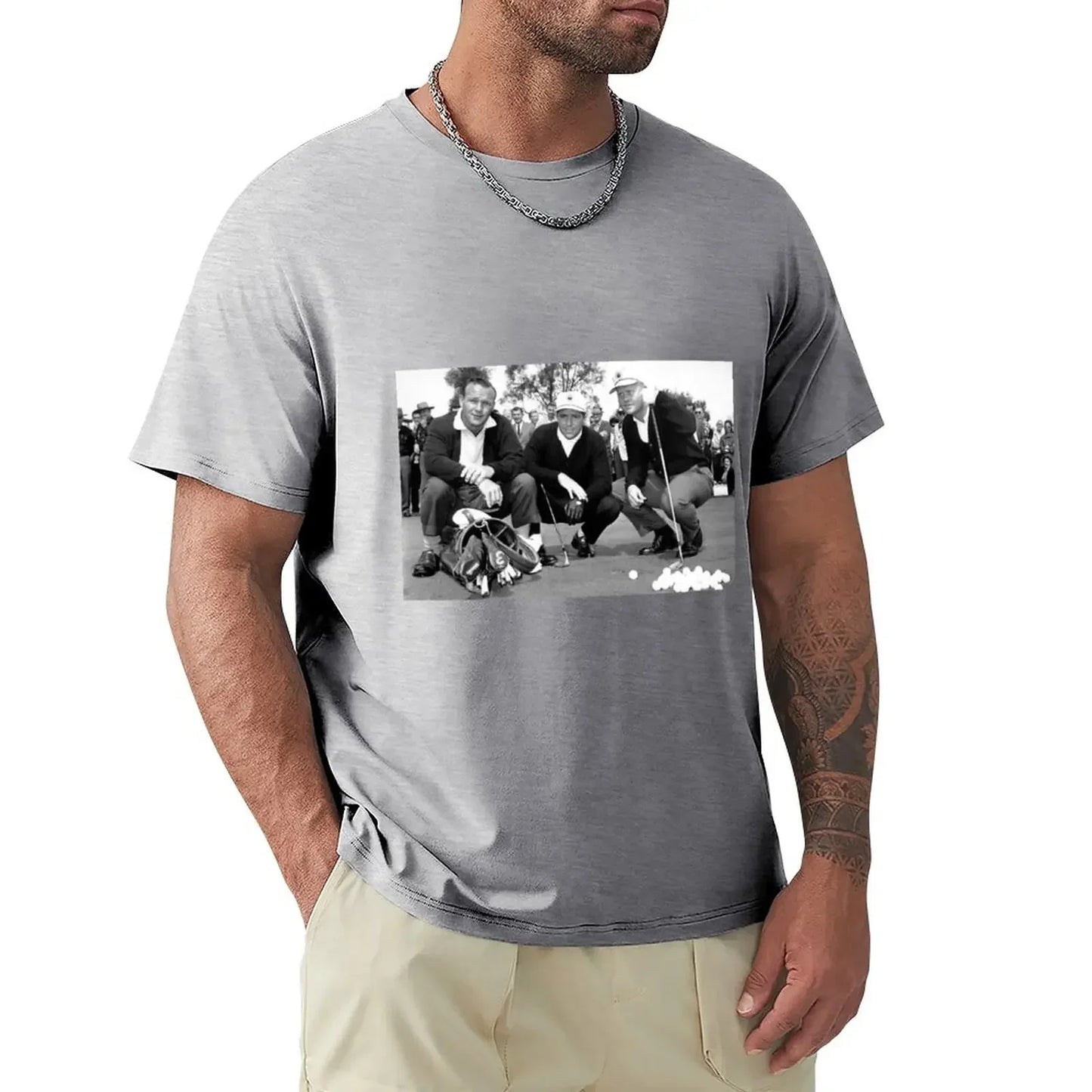 Jack Nicklaus, Arnold Palmer & Gary Player | U.S. Open, Early 1960s | Vintage Tee