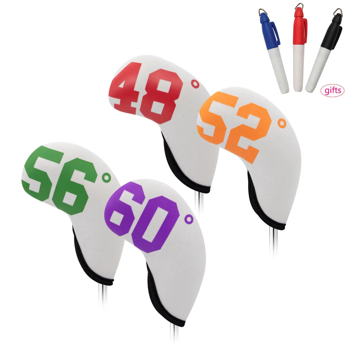 Iron & Wedge Covers (Multi-Coloured) Soft Cloth