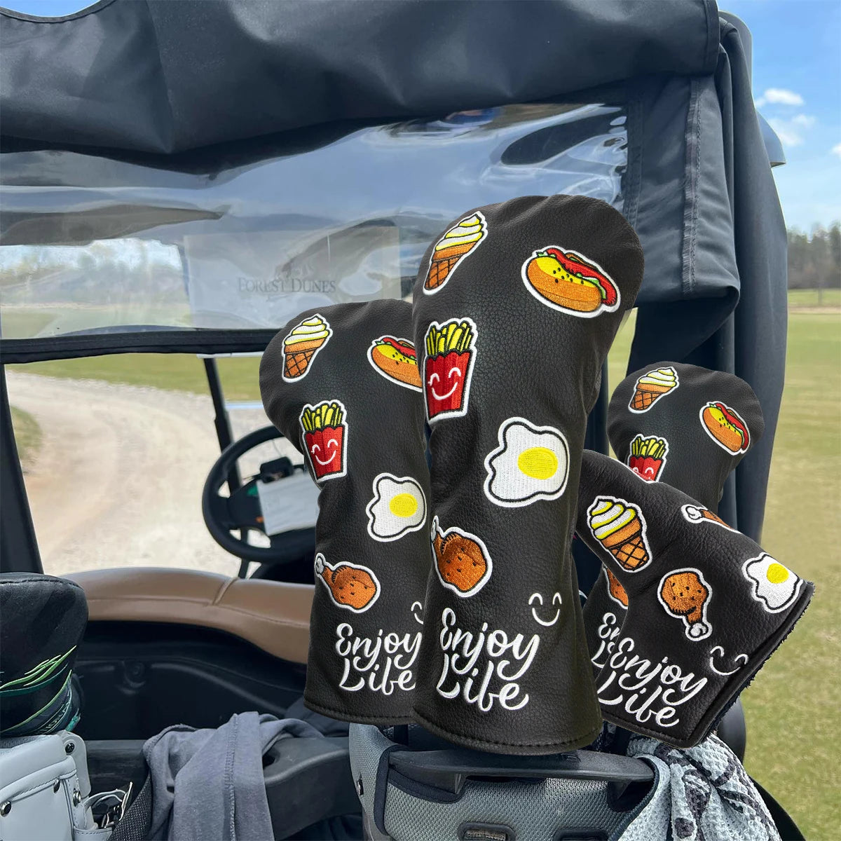 "Enjoy Life" Fast Food Head Covers