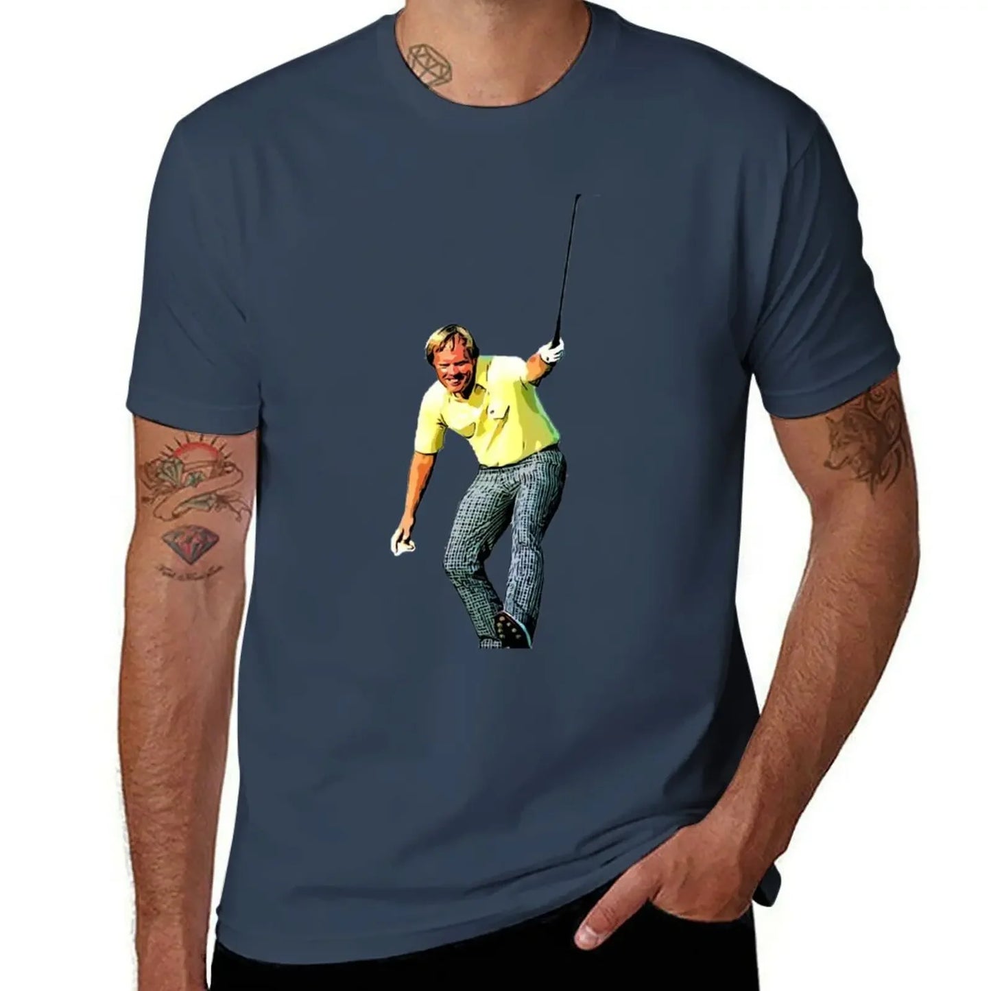 Jack Nicklaus Winning Putt, 1986 Masters | Vintage Tee Full Colour