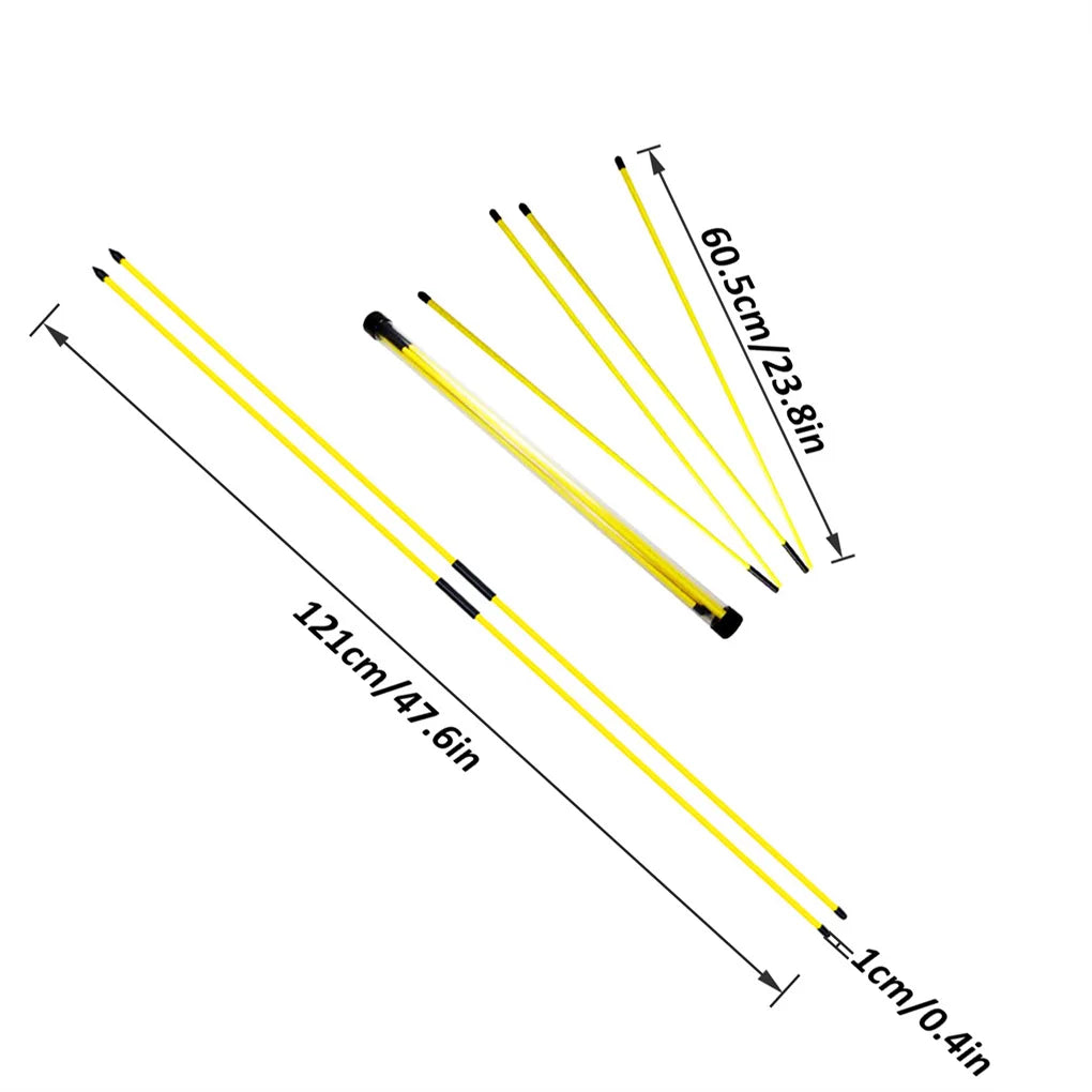 Fibreglass Golf Alignment Stick (Three Parts Folded)