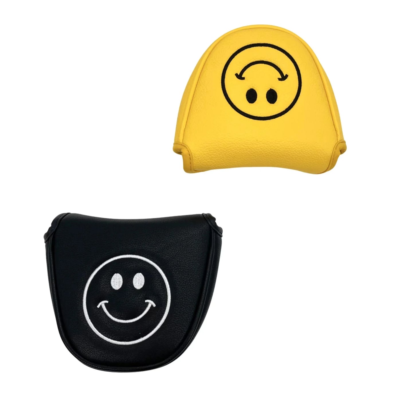 Happy Face Mallet Putter Cover