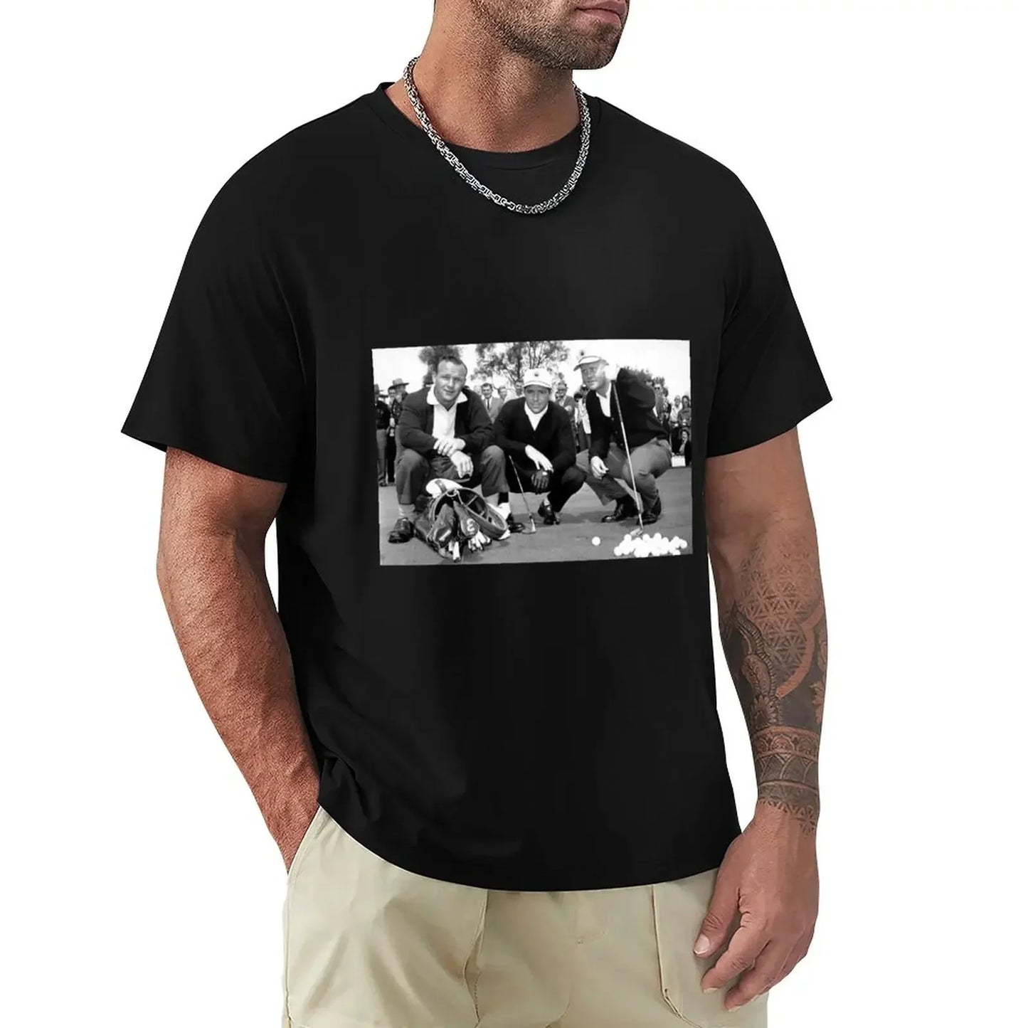 Jack Nicklaus, Arnold Palmer & Gary Player | U.S. Open, Early 1960s | Vintage Tee