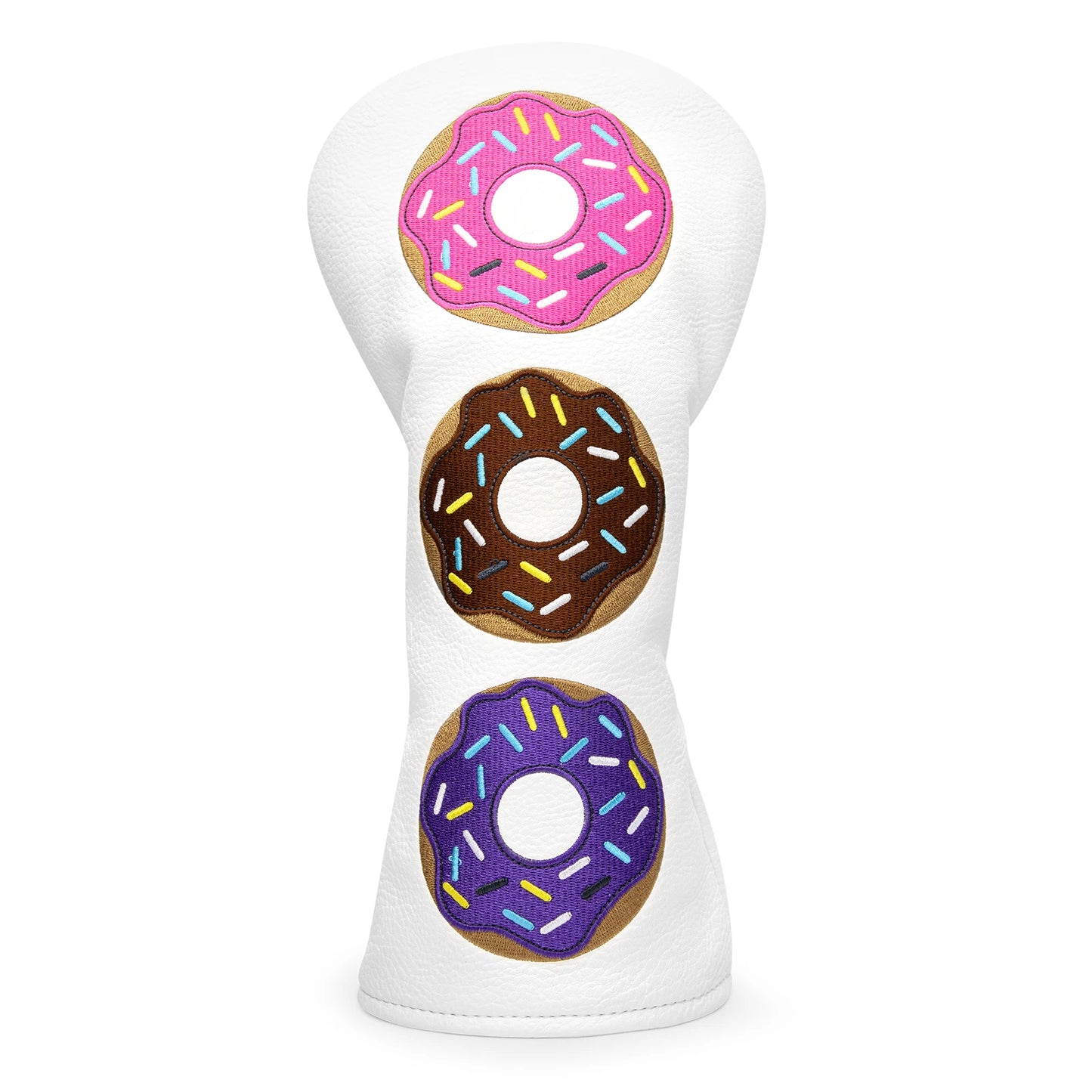Colourful Donut Leather Head Covers