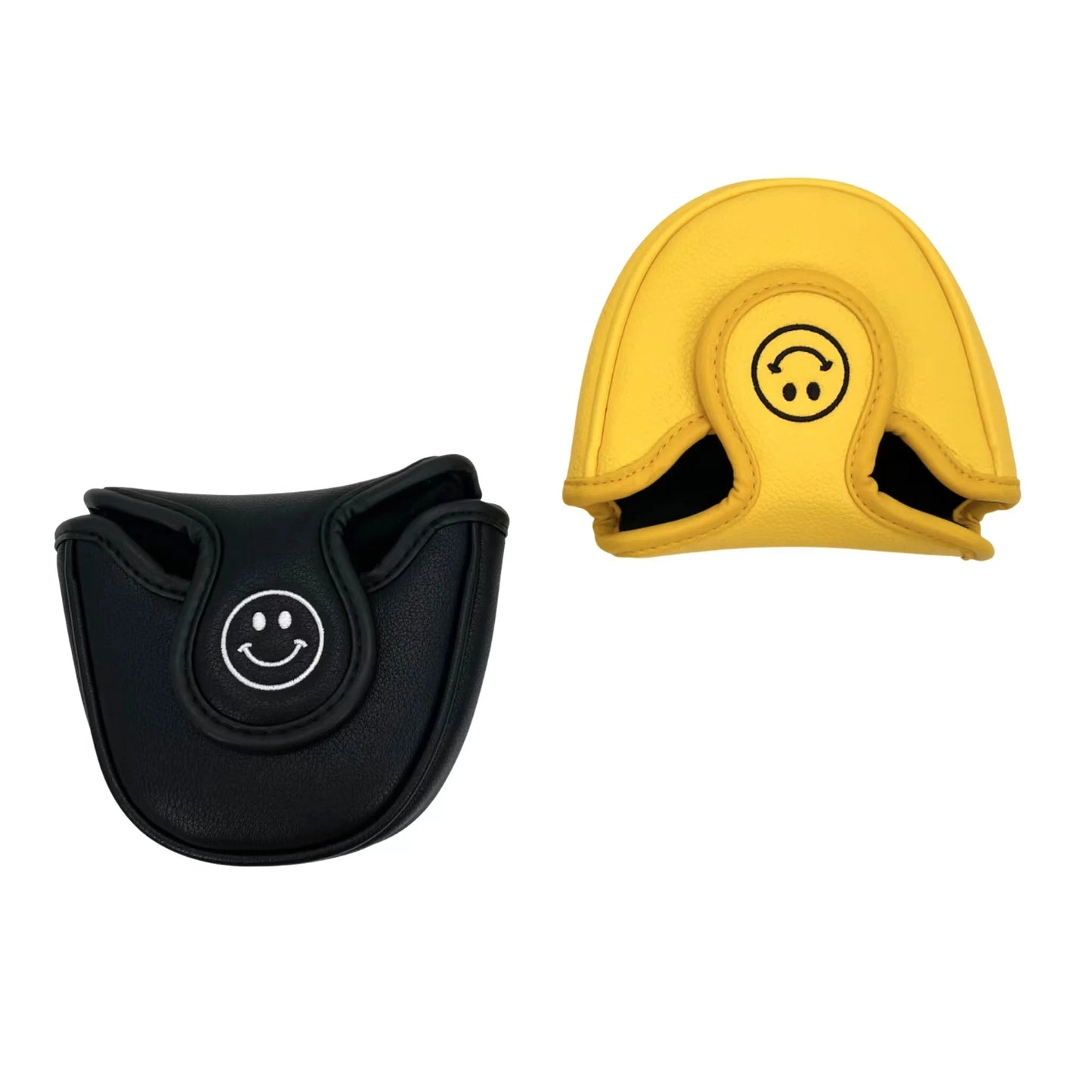 Happy Face Mallet Putter Cover