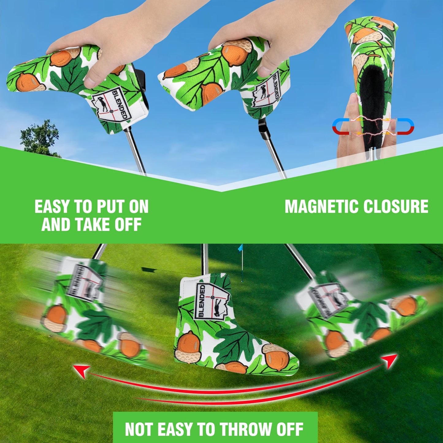 Acorn Blade Putter Cover