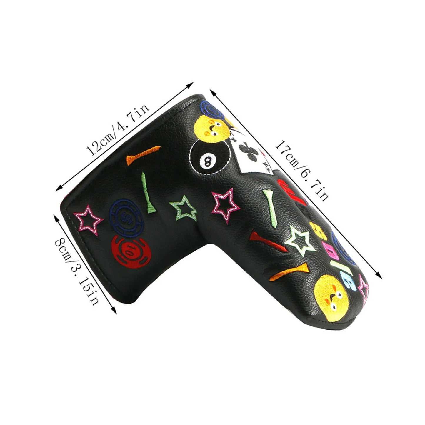 Casino Mallet & Blade Covers (Black/White)