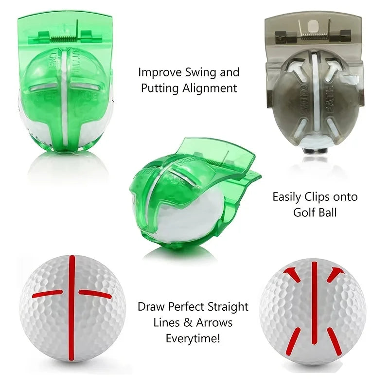 Golf Ball Liner: Accurately Align Your Putts with this Drawing Marker!