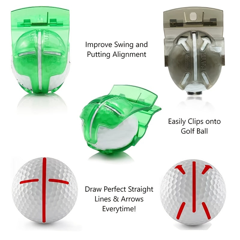 Golf Ball Liner: Accurately Align Your Putts with this Drawing Marker!