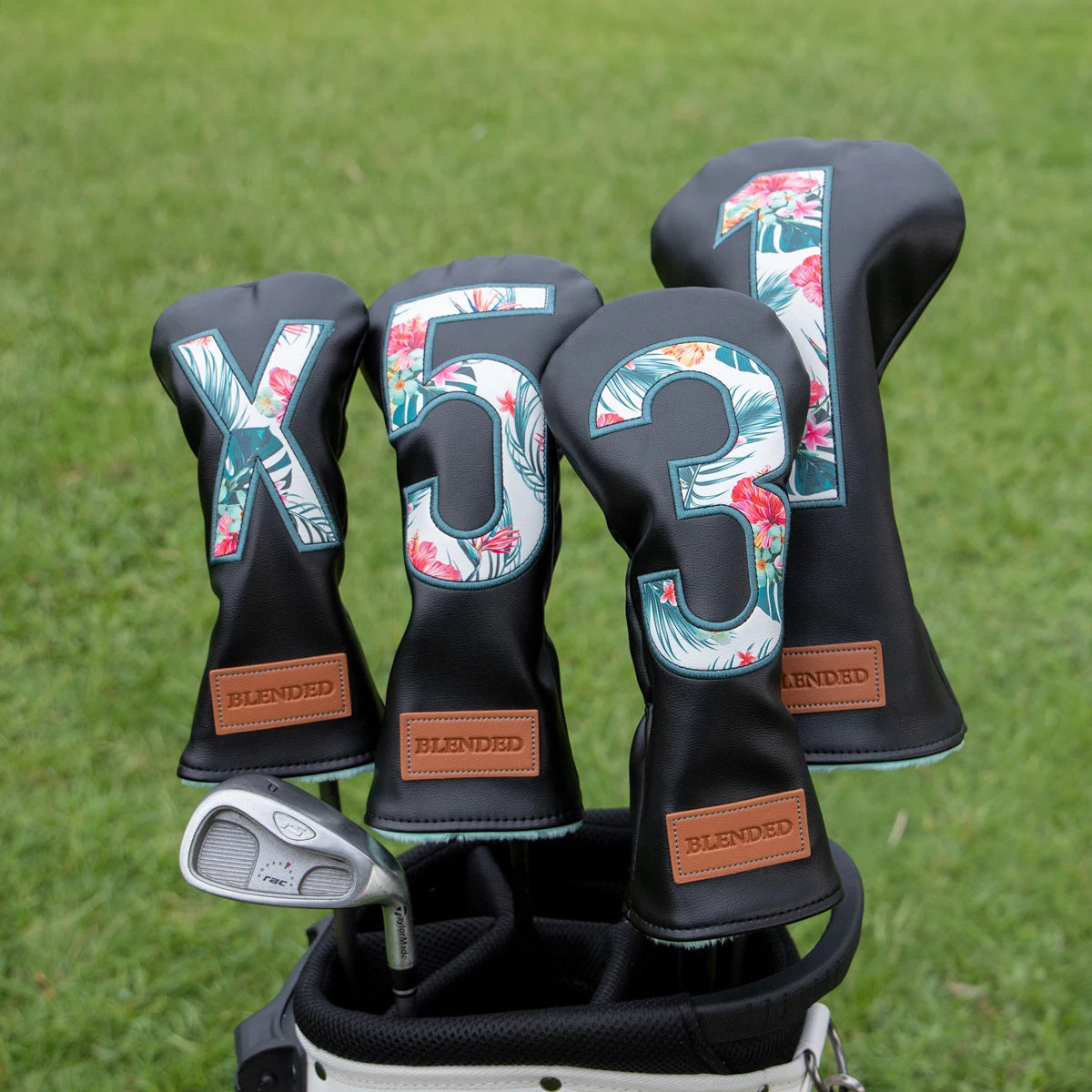 Single Digits Floral Pattern Head Covers