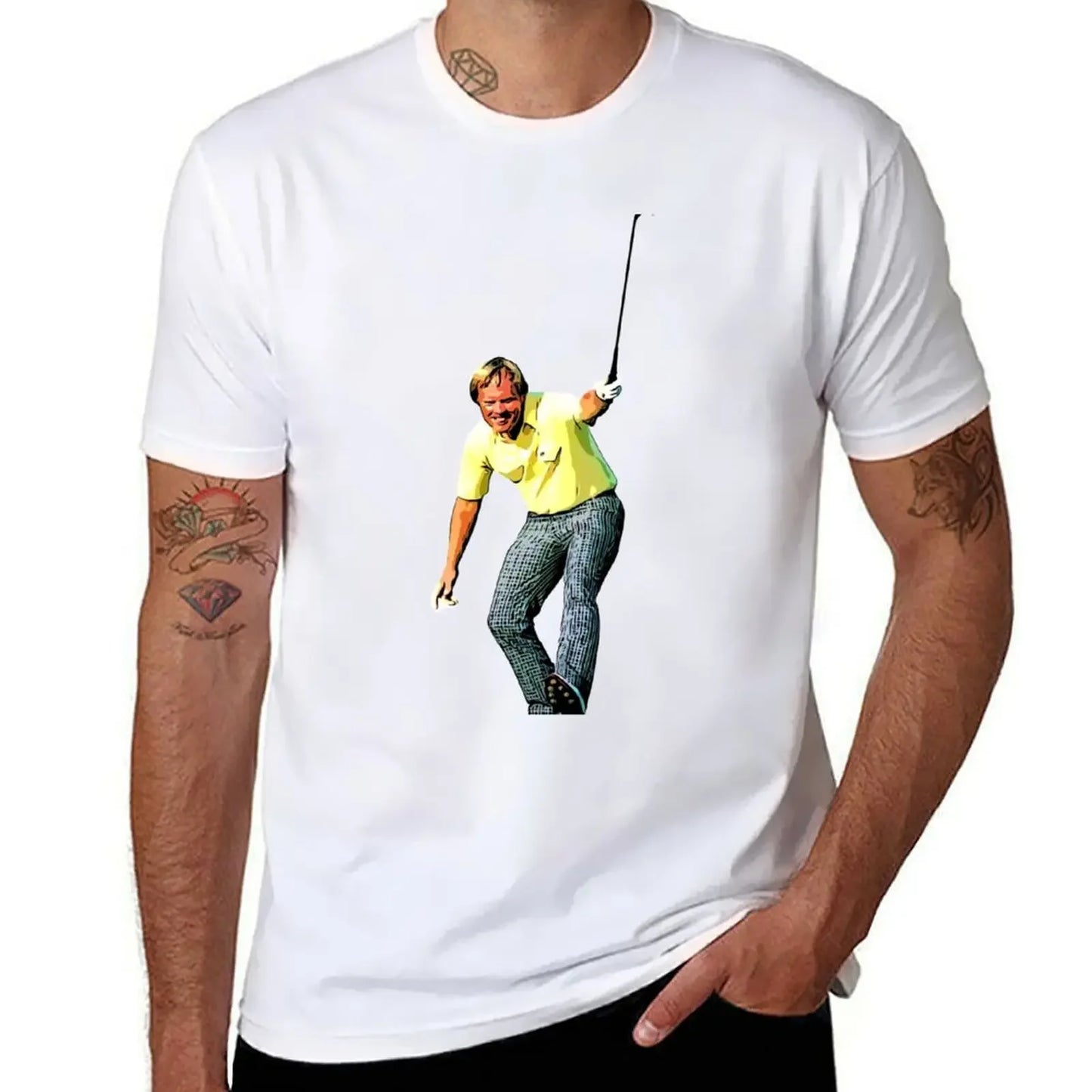 Jack Nicklaus Winning Putt, 1986 Masters | Vintage Tee Full Colour