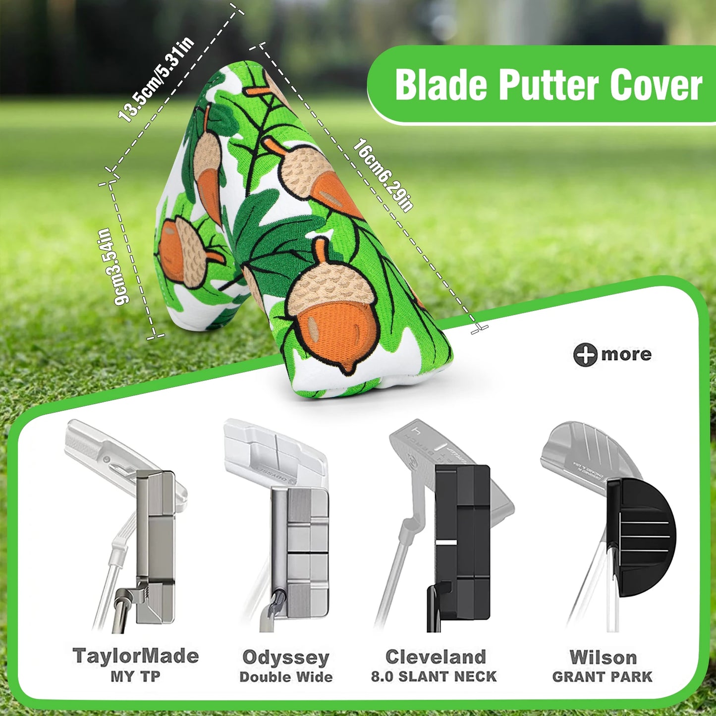 Acorn Blade Putter Cover