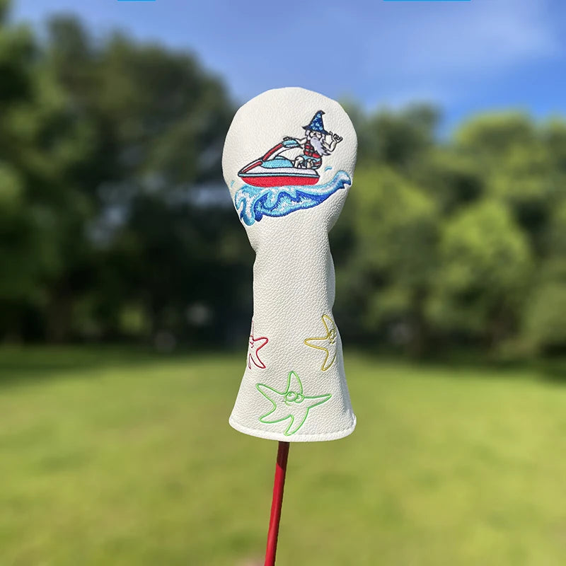 Surfing Wizard Head Covers