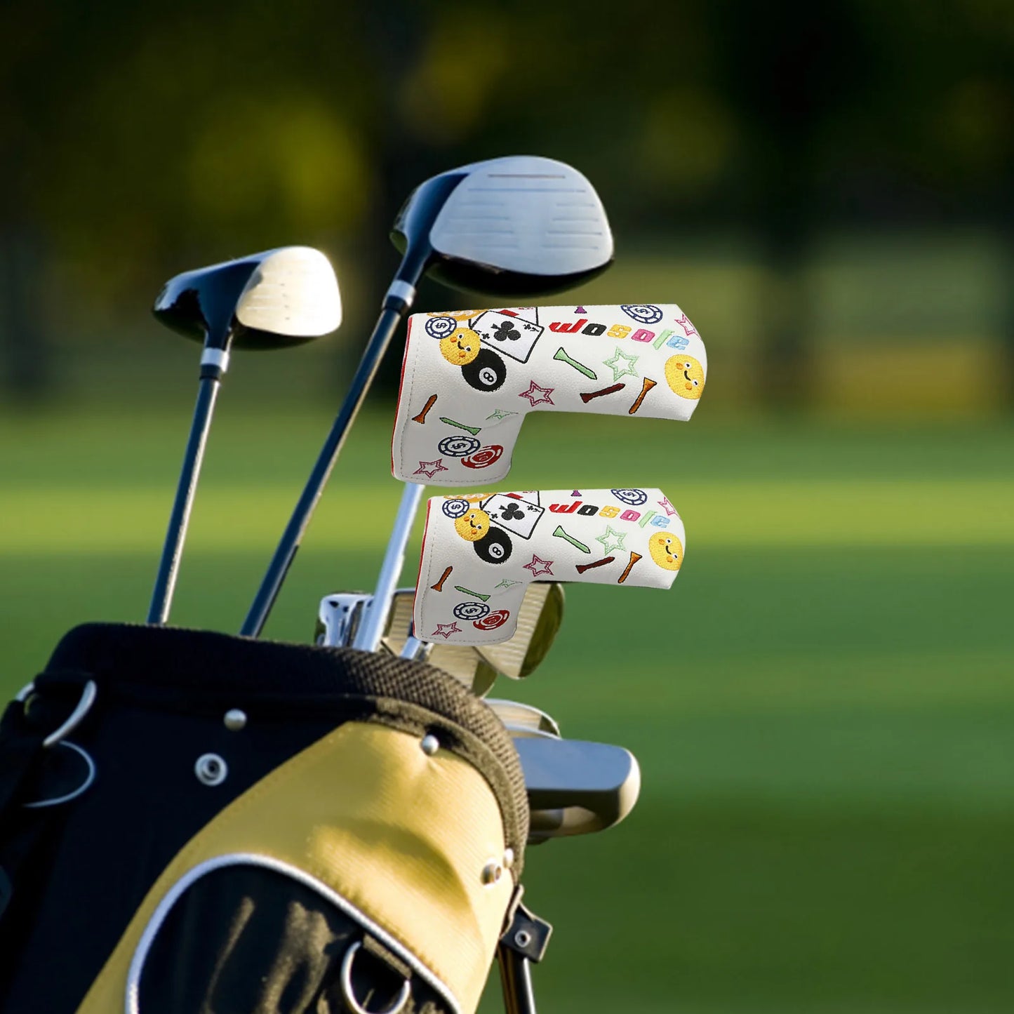 Casino Mallet & Blade Covers (Black/White)