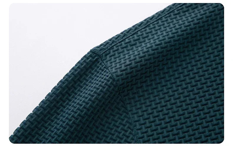 Callaway Ice Cool Hollow Silk Lapel Knitted Tee