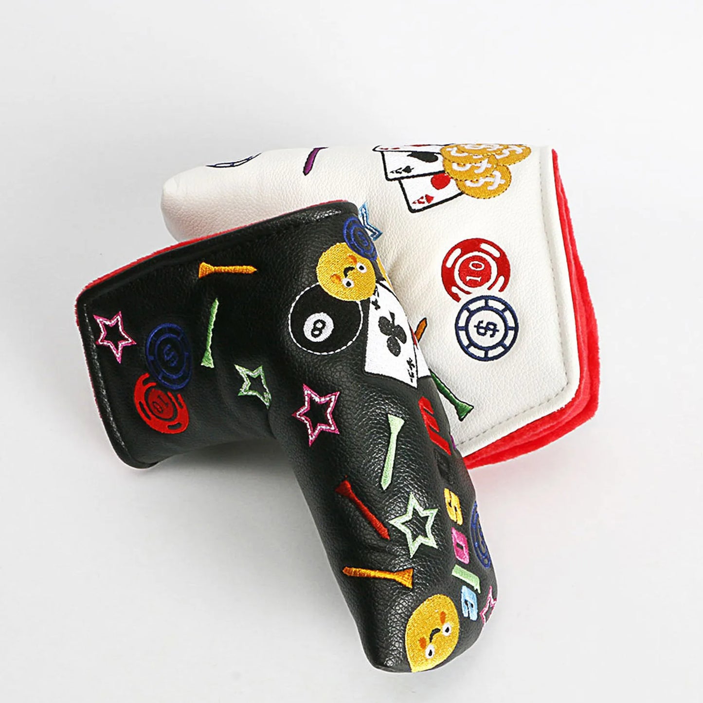 Casino Mallet & Blade Covers (Black/White)