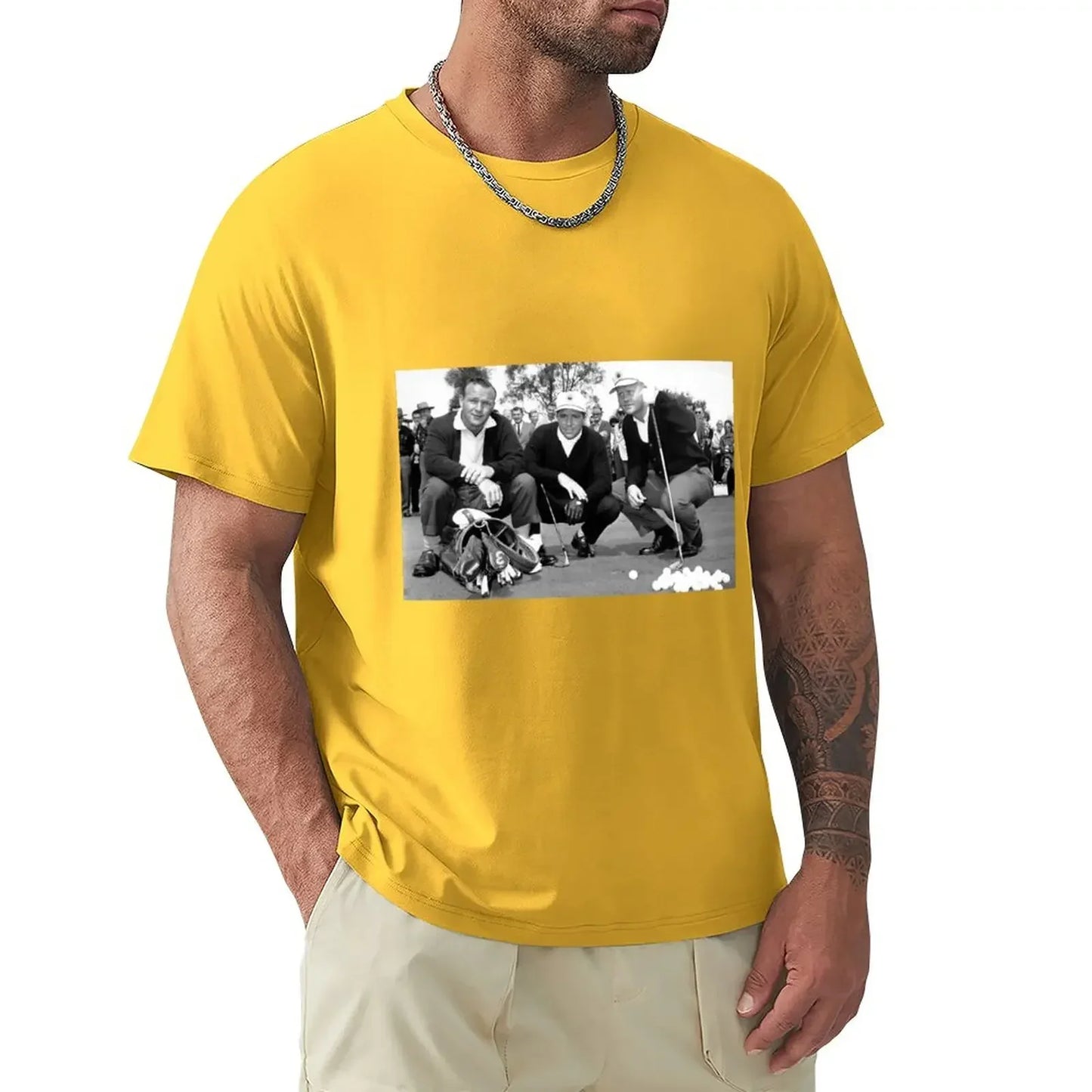 Jack Nicklaus, Arnold Palmer & Gary Player | U.S. Open, Early 1960s | Vintage Tee