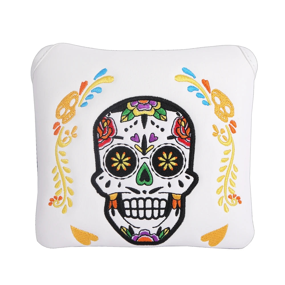 Sugar Skeleton Full Mallet Putter Cover