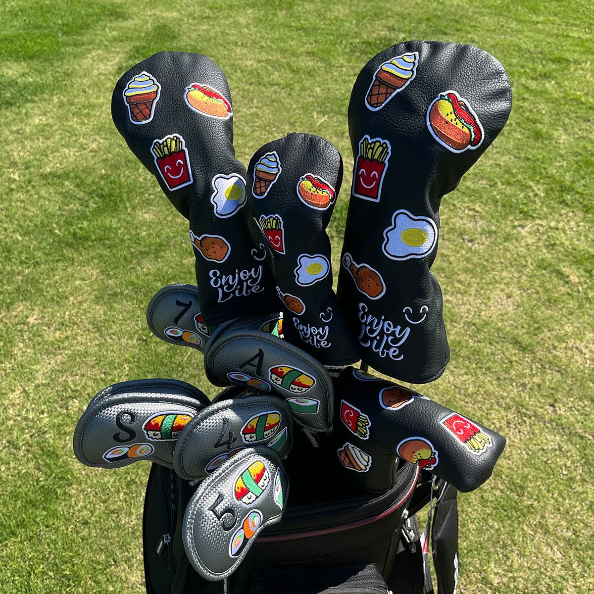 "Enjoy Life" Fast Food Head Covers