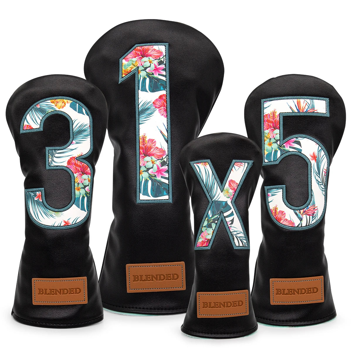 Single Digits Floral Pattern Head Covers