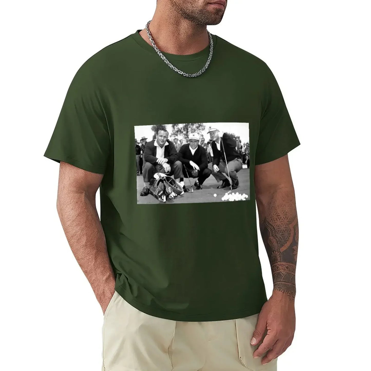 Jack Nicklaus, Arnold Palmer & Gary Player | U.S. Open, Early 1960s | Vintage Tee