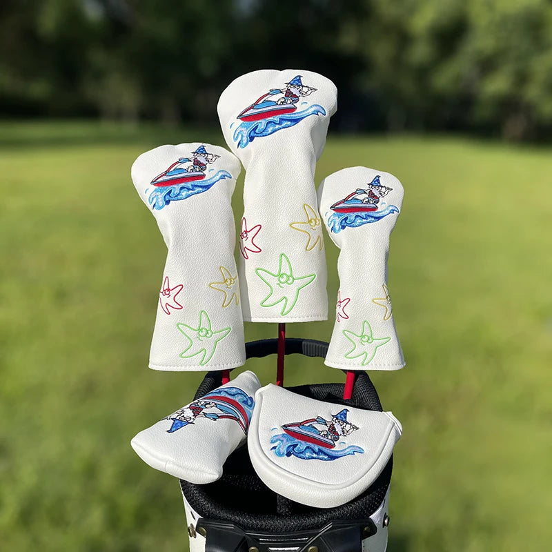 Surfing Wizard Head Covers
