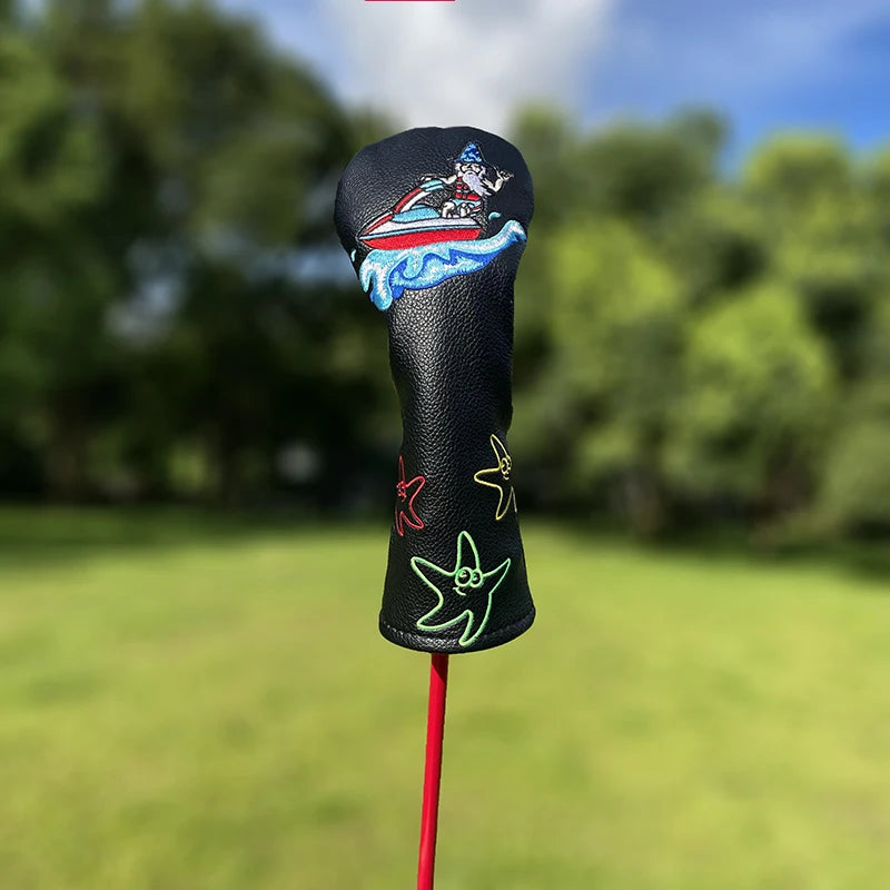 Surfing Wizard Head Covers