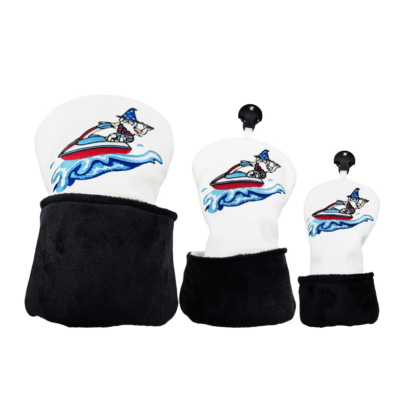 Surfing Wizard Head Covers
