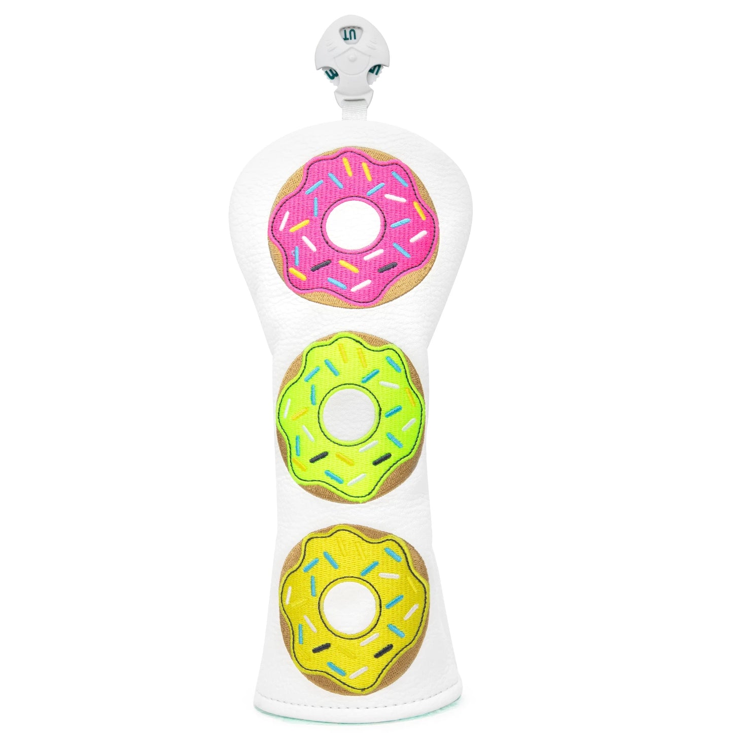 Colourful Donut Leather Head Covers