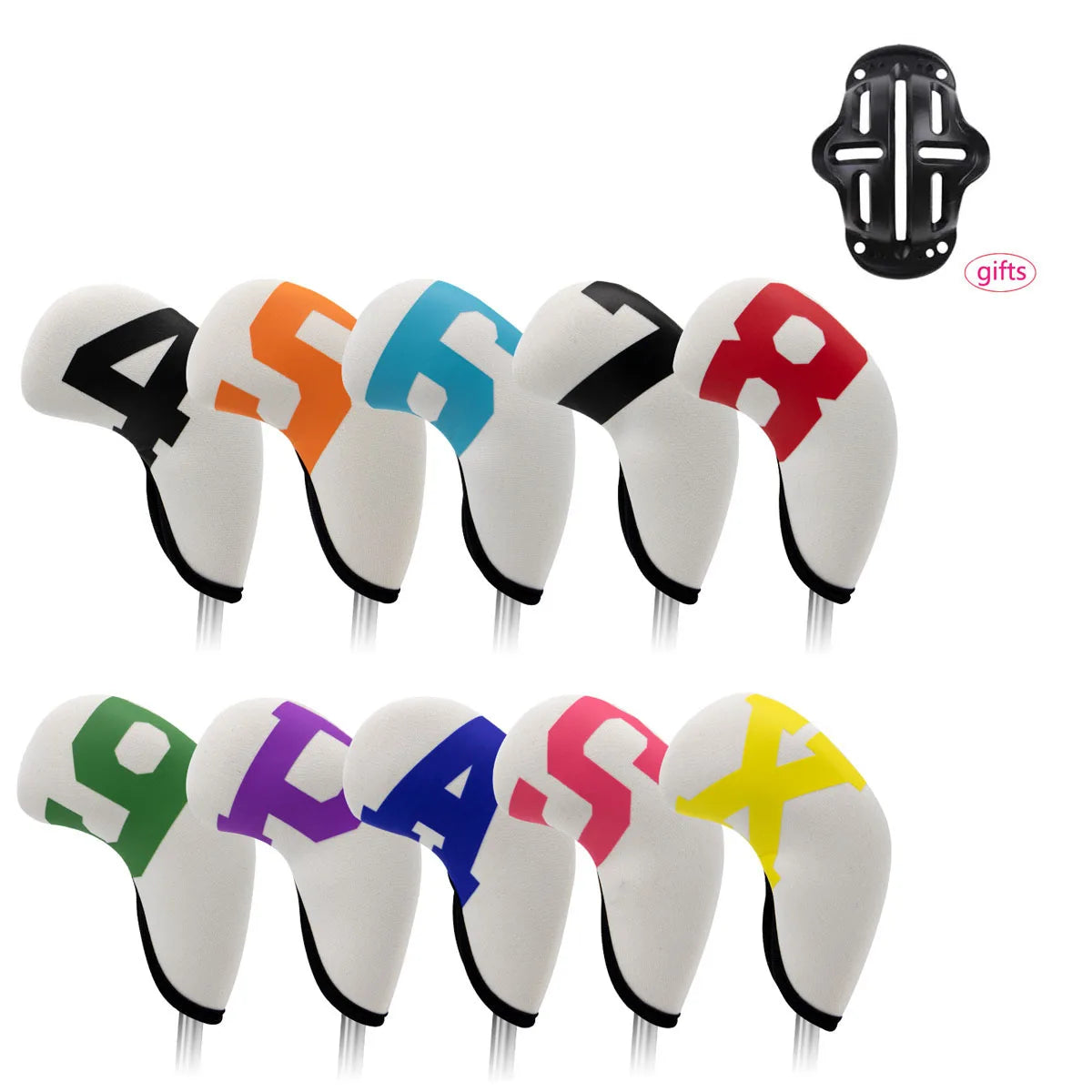 Iron & Wedge Covers (Multi-Coloured) Soft Cloth