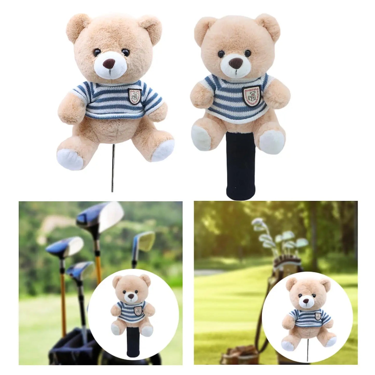 Teddy Bear Golf Wood Head Cover (Driver/Fairway)
