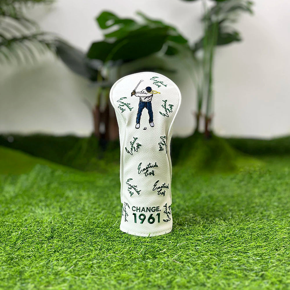 "Change 1961" Head Covers (White & Black)