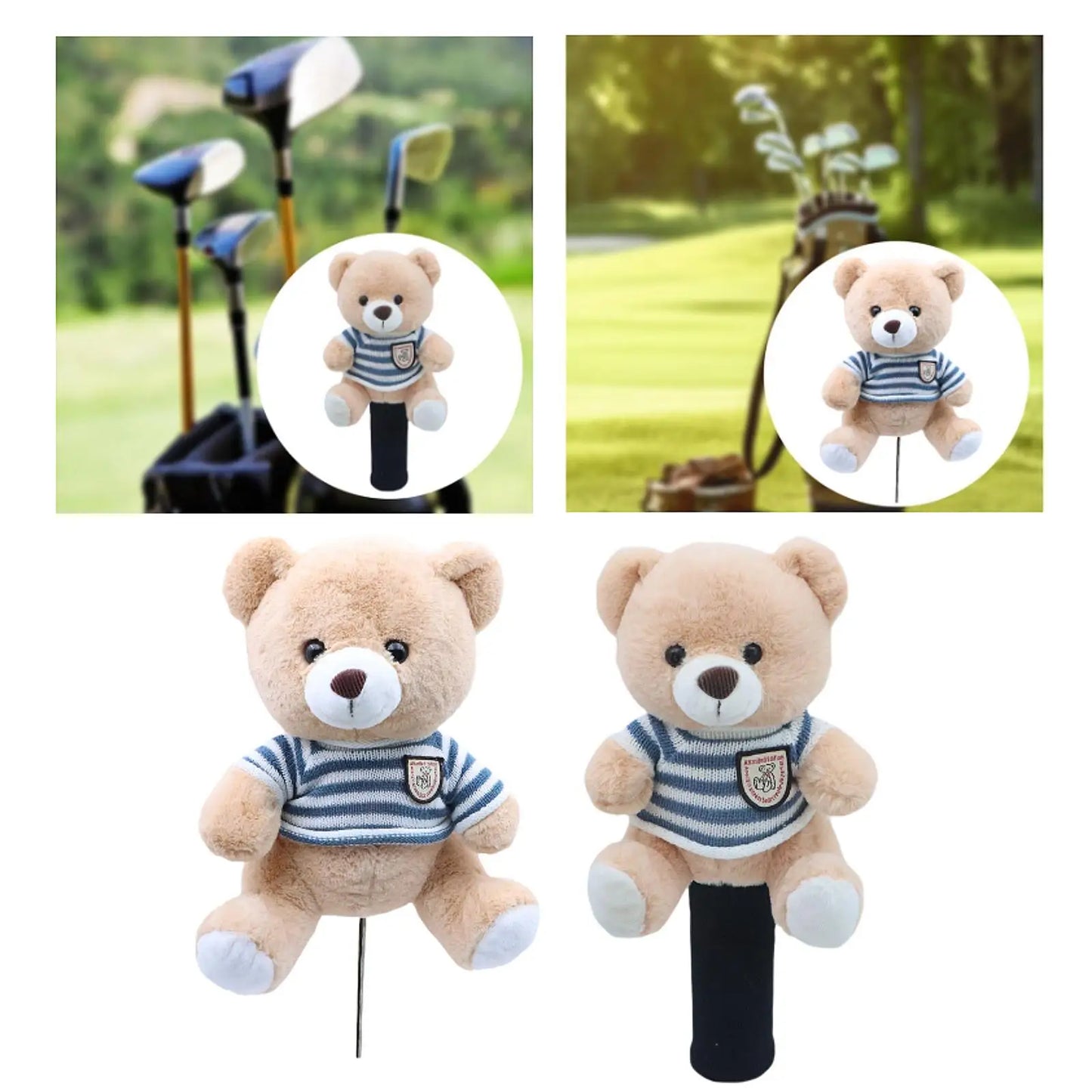 Teddy Bear Golf Wood Head Cover (Driver/Fairway)