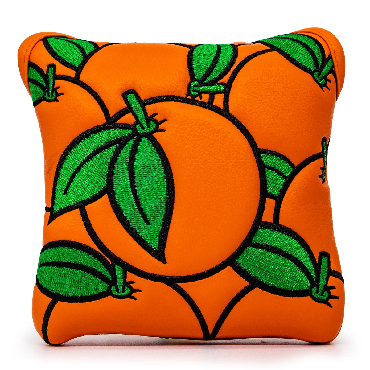 Orange Leather Putter Cover (Blade & Mallet)