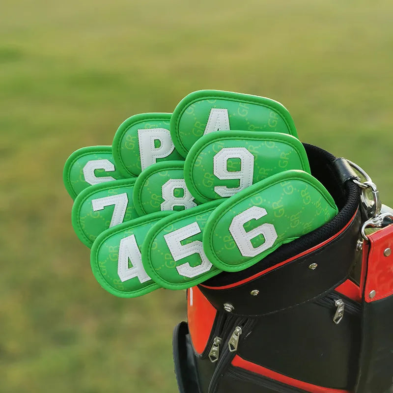 Leather Magnetic Iron Covers (Green)