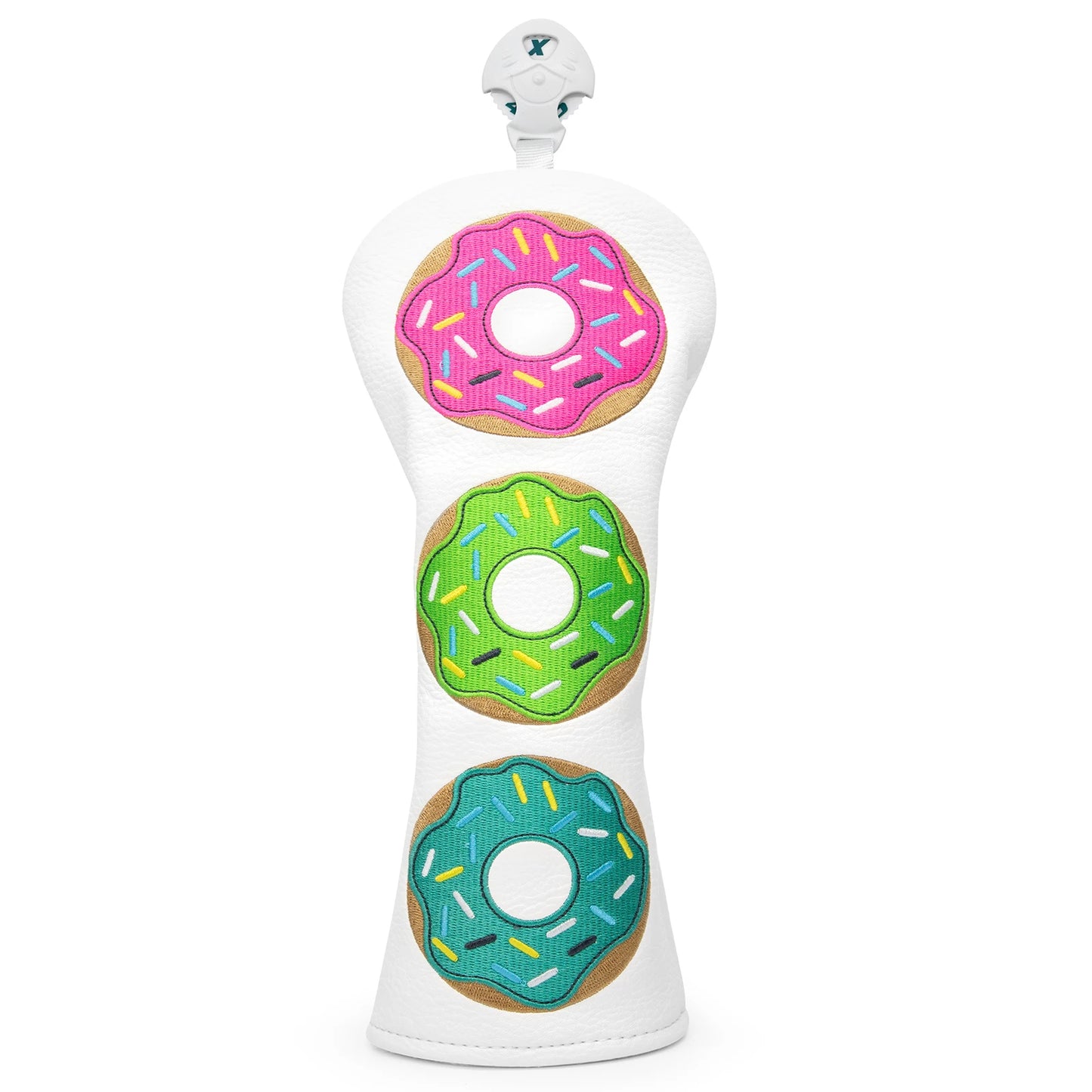 Colourful Donut Leather Head Covers