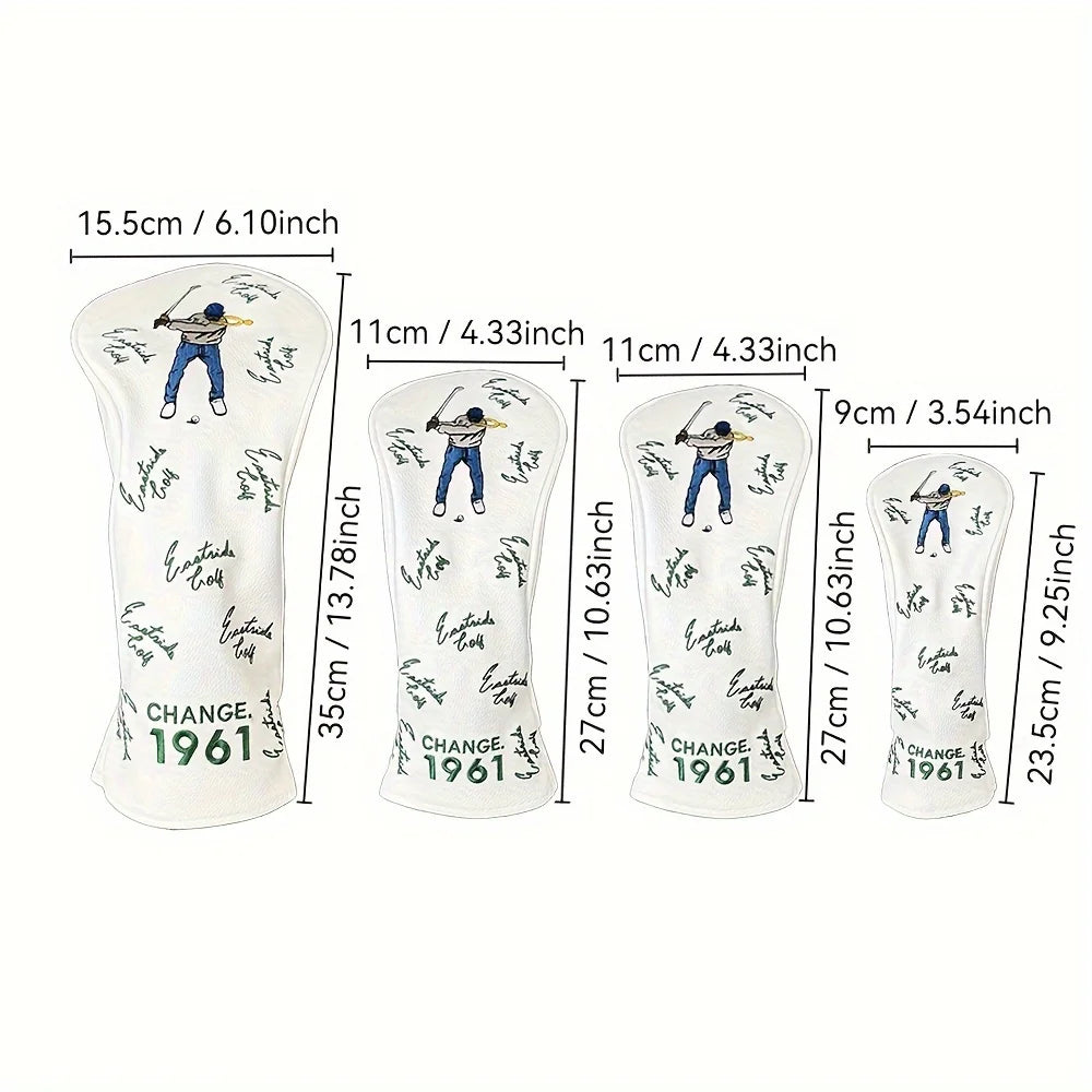 "Change 1961" Head Covers (White & Black)