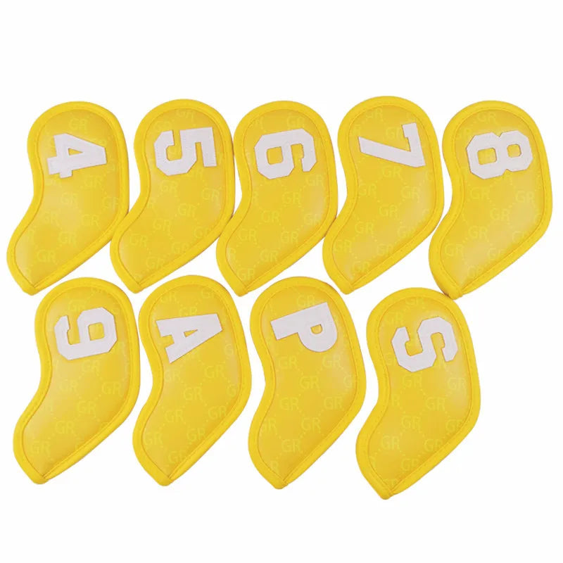 Leather Magnetic Iron Covers (Yellow)
