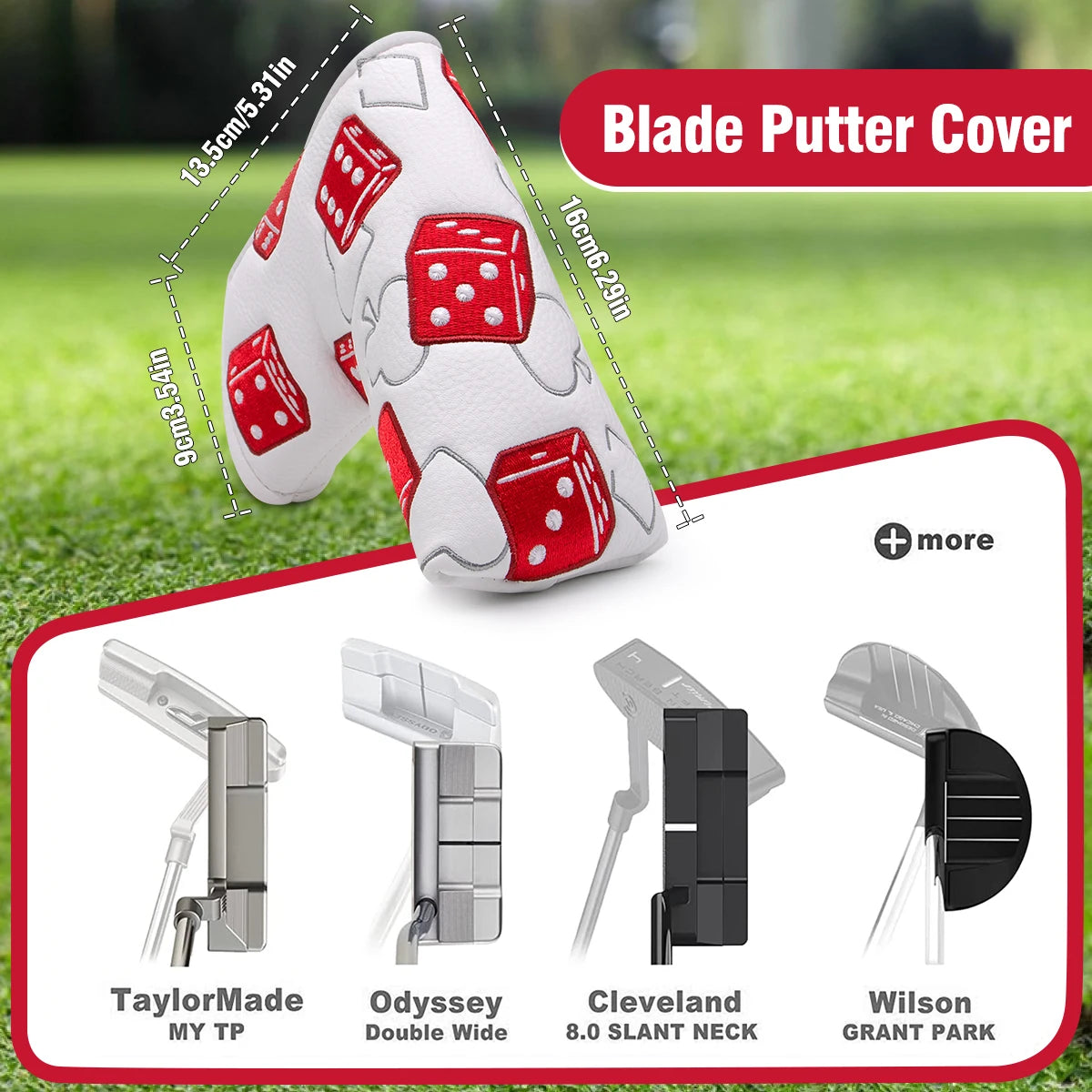 Slot Machine "777/Dice" Head Covers