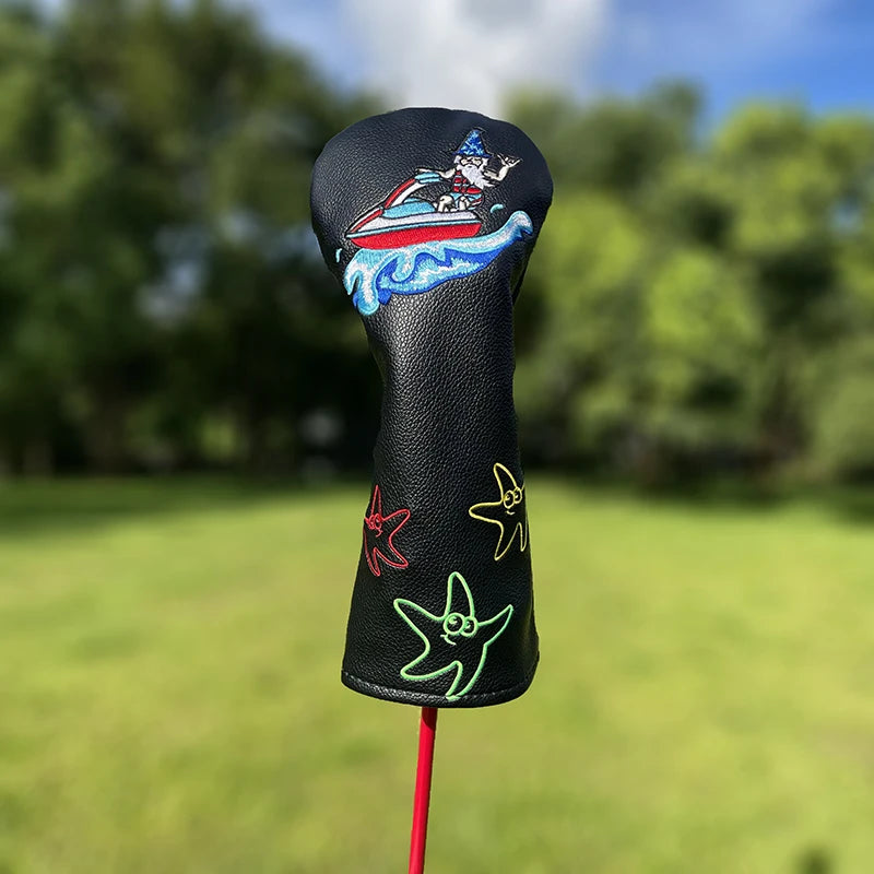 Surfing Wizard Head Covers