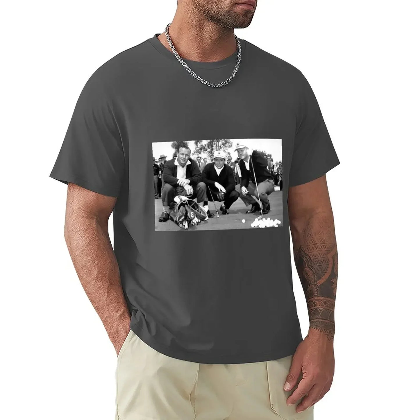 Jack Nicklaus, Arnold Palmer & Gary Player | U.S. Open, Early 1960s | Vintage Tee