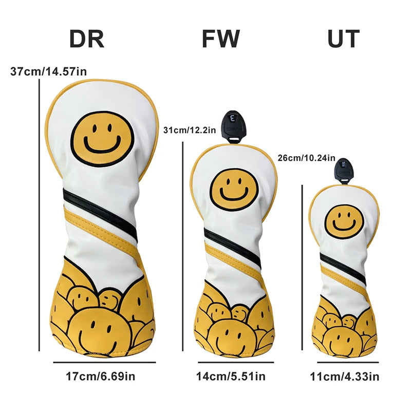 Smiley Face Head Covers